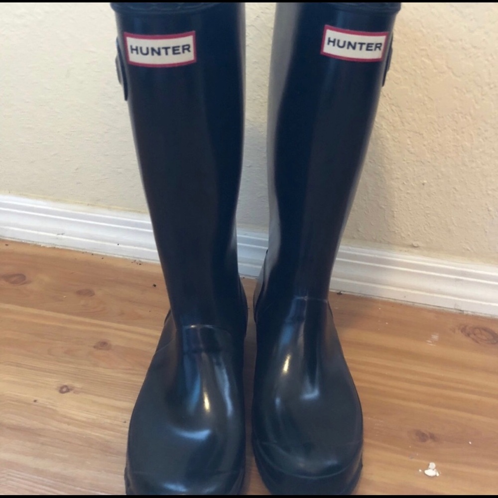 Black original hunter boots